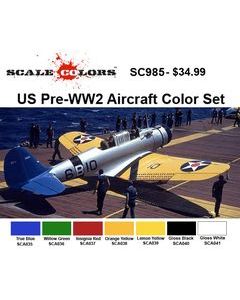 U.S. Navy Pre War Aircraft Color Paint Set